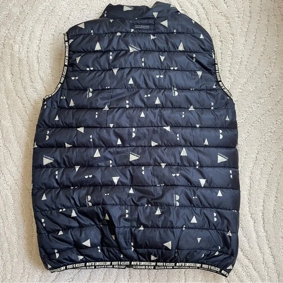 Scotch & Soda Reversible Puffer Vest, Size 12 - Picture 6 of 7
